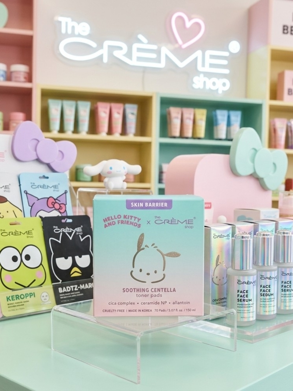Crème Shop Soothing Hello Kitty Centella Toner Pads-NIB!